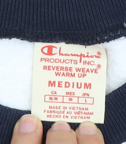 Champion Men's White Pullover Sweatshirt M