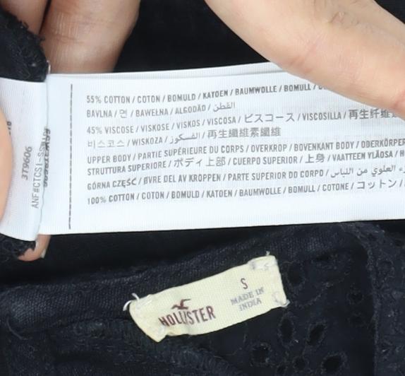 Hollister Women’s Black Blouse, S, Sleeveless, Casual