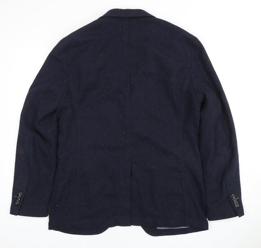 JACK & JONES Men's Blue Blazer, UK 42, Formal Jacket