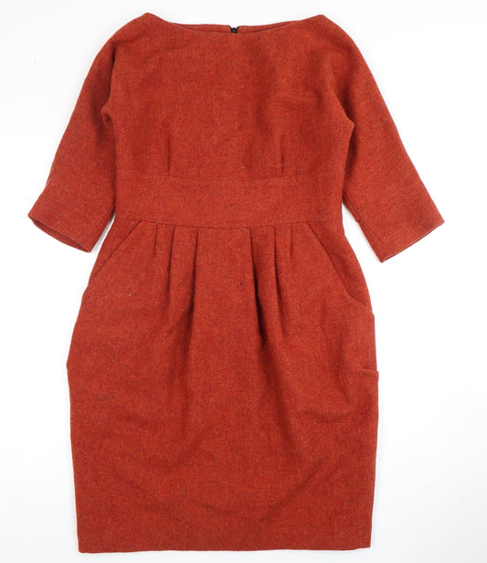 Aquascutum Women's Red Sheath Dress Size 12