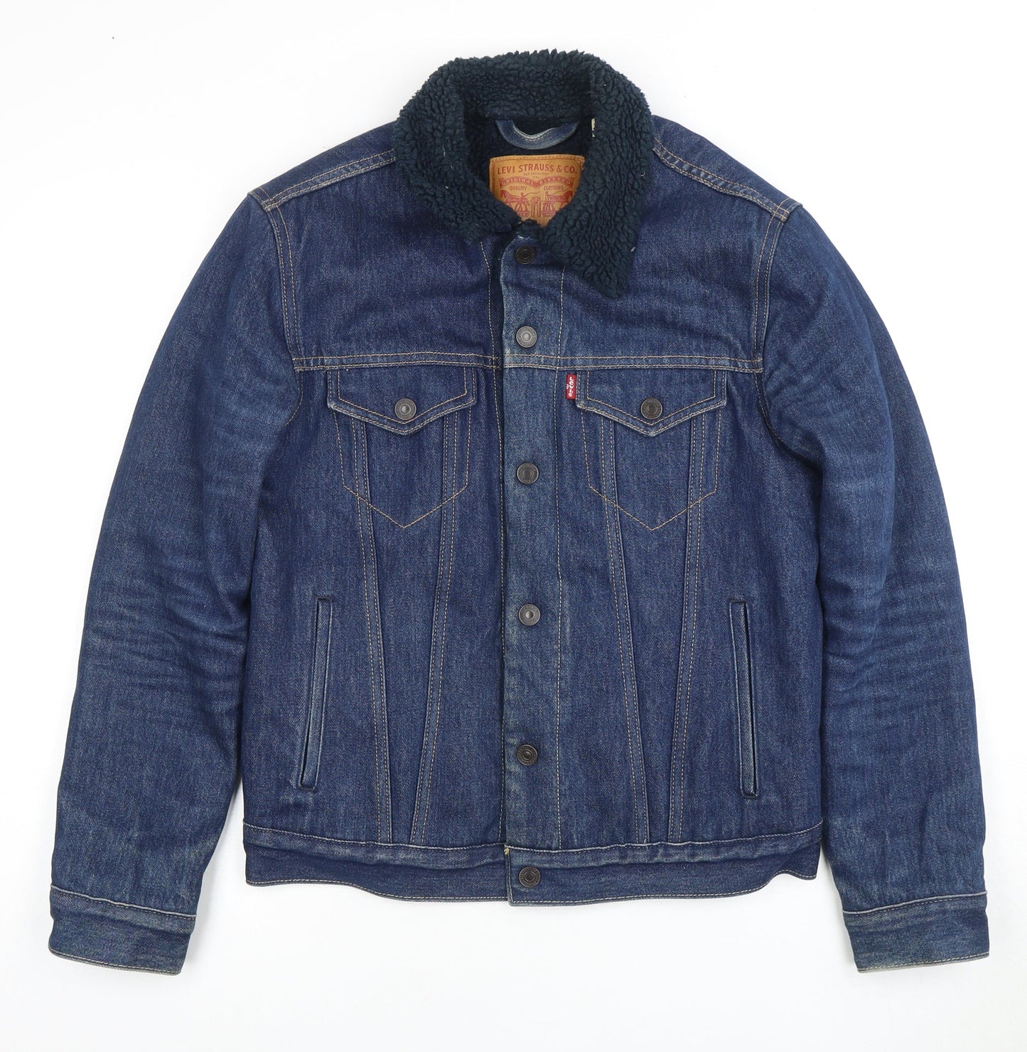 Levi Strauss Men's Blue Denim Jacket Size S