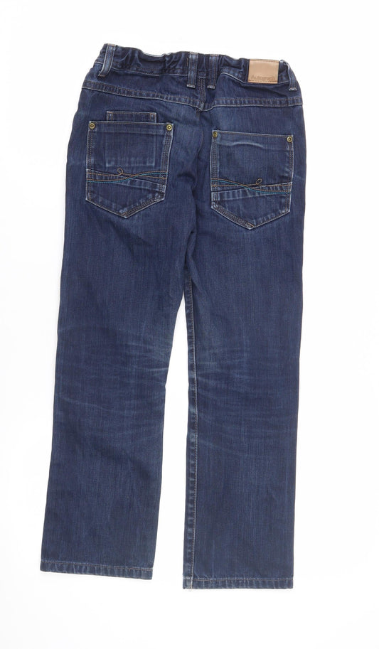 Marks and Spencer Girls Blue Straight Jeans 11 Years