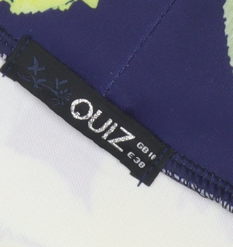Quiz Women's Multicoloured Hi-Low Fit & Flare Dress, Size 10