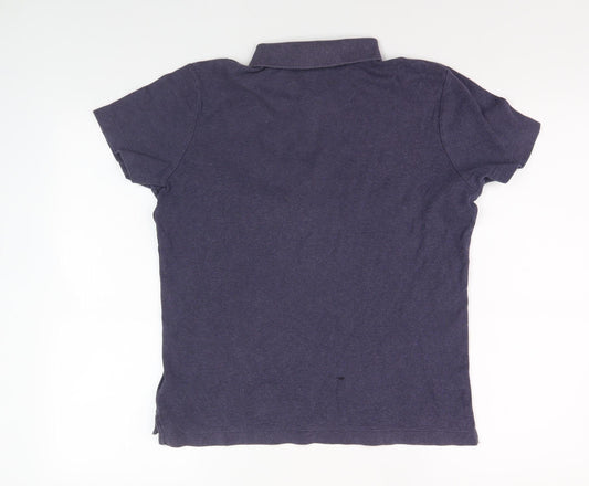 GAP Women's Purple Polo Shirt L Classic Fit