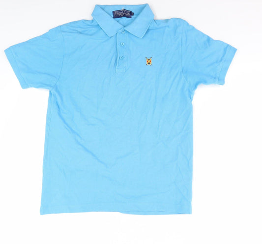 Polo Club Men's Blue Medium Polo Shirt