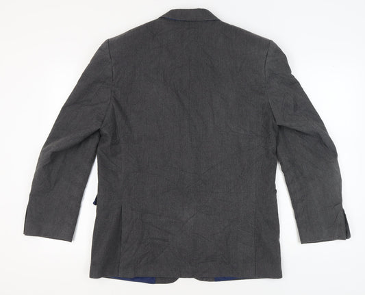 Marks and Spencer Grey Men's Blazer 42R Single-Breasted
