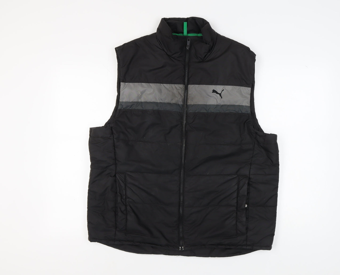Puma Men's Black XL Puffer Waistcoat