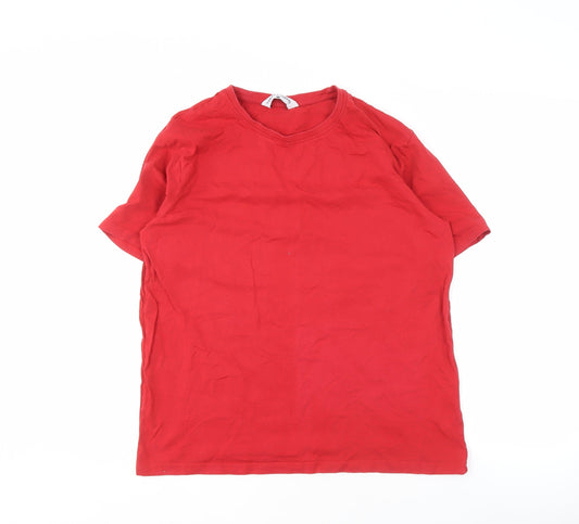 Tokyo Laundry Men's Red Crew Neck T-Shirt - Size L
