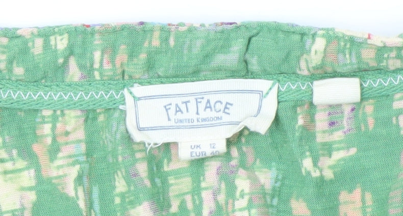 Fat Face Women's Multicoloured Floral Tunic Blouse, Size 12