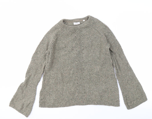 Fat Face Women’s Grey Pullover Jumper Size 8