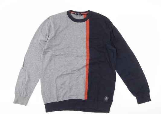 Additional front view of Crew Clothing Men's XL Multicoloured Pullover