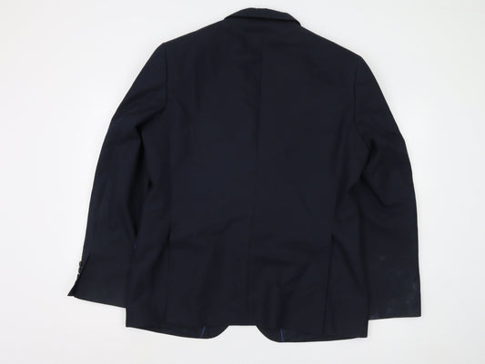 Marks and Spencer Men's Blue Blazer 42 Regular Fit