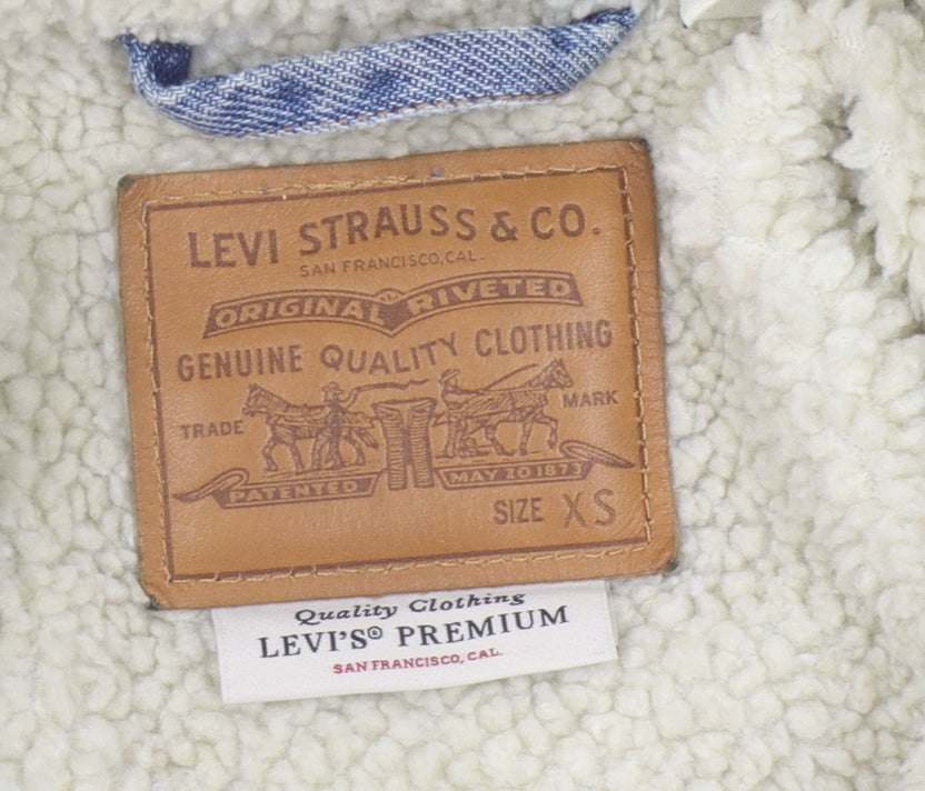 Levi's Women’s Blue Denim Jacket XS, Casual Style