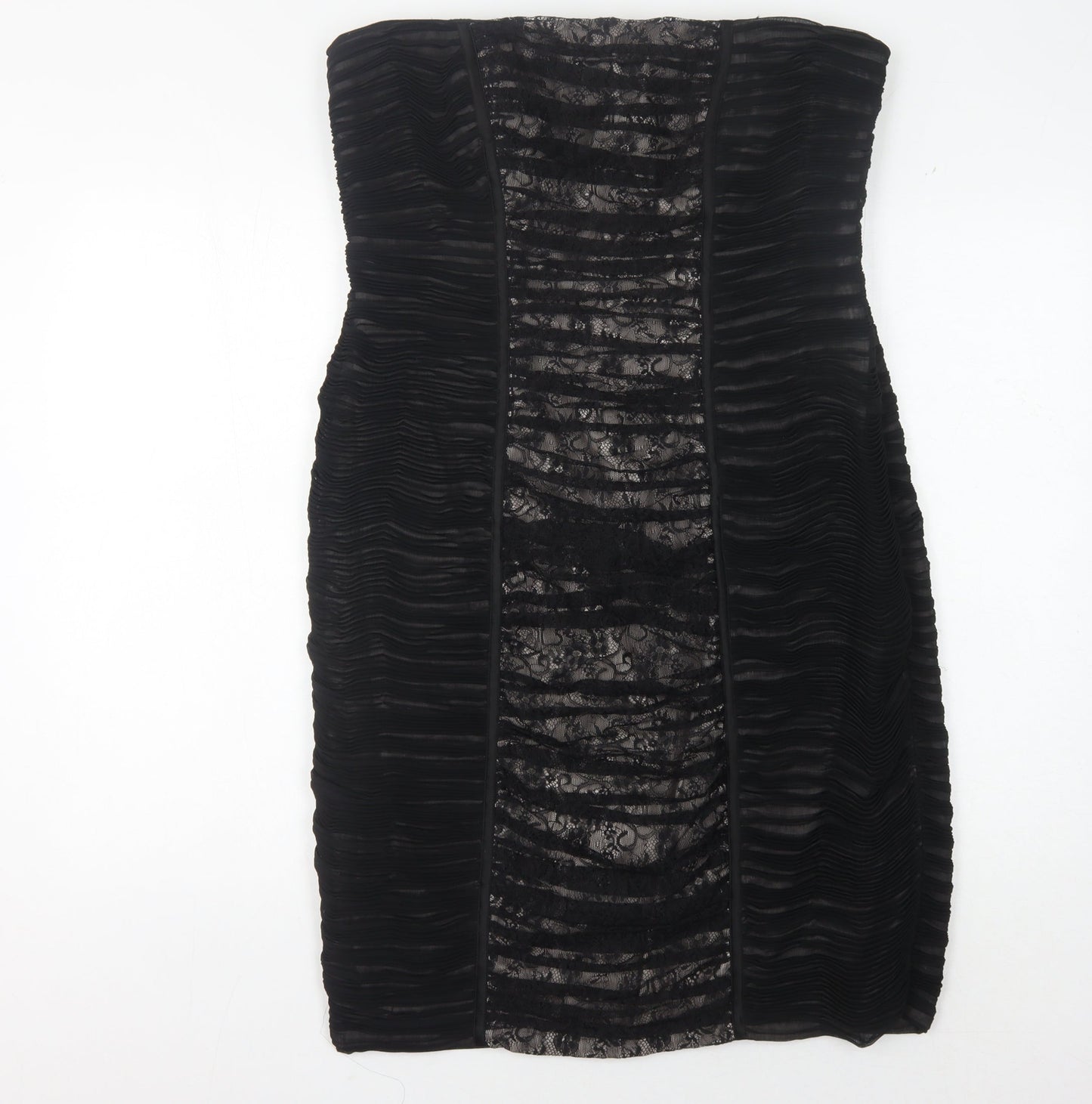 Alexon Women's Black Strapless Cocktail Dress - Size 14