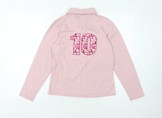 England Rugby Women's Pink Polo, Size S, Sports Style