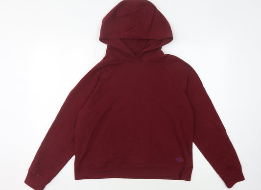 Lee Cooper Unisex Red Hoodie XL Casual Cotton Blend