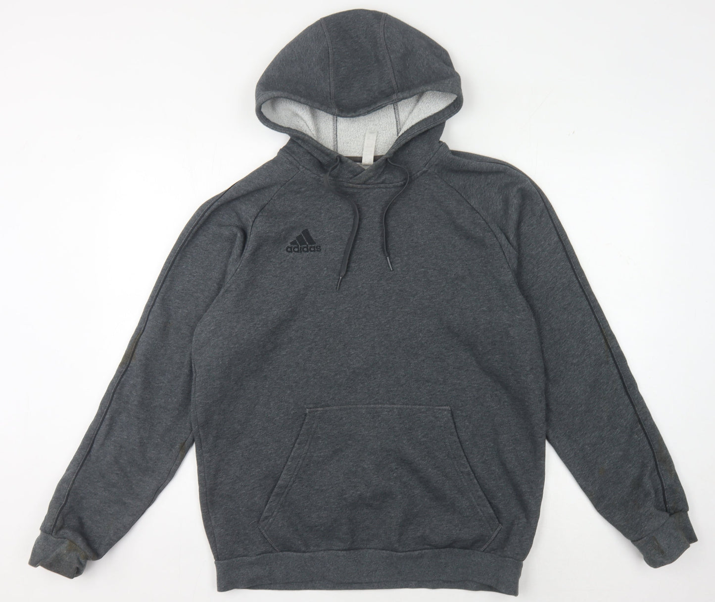 Adidas Men’s Grey Pullover Hoodie M