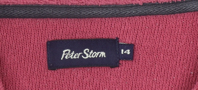 Peter Storm Women's Red Pullover Sweatshirt Size 14