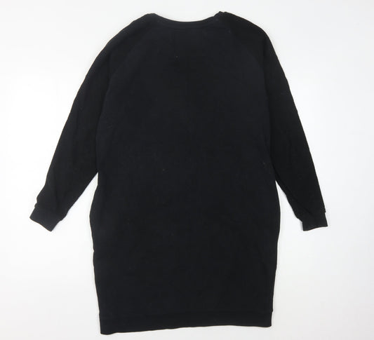 Superdry Women's Black Jumper Dress Size 12 Casual
