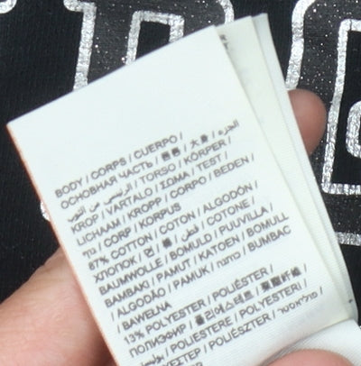 Superdry Women's Black Jumper Dress Size 12 Casual