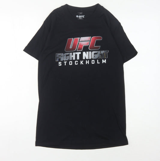 UFC Men's Black S Sports Graphic T-Shirt