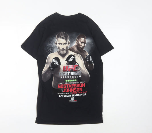 UFC Men's Black S Sports Graphic T-Shirt