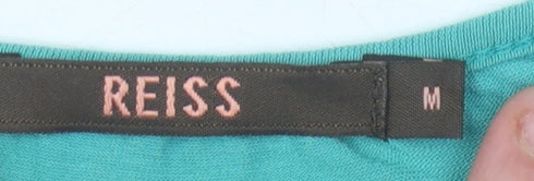 REISS Women's Green Basic T-Shirt, Size M
