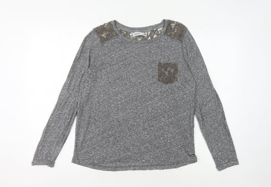 Womens UK M Regular Superdry Grey