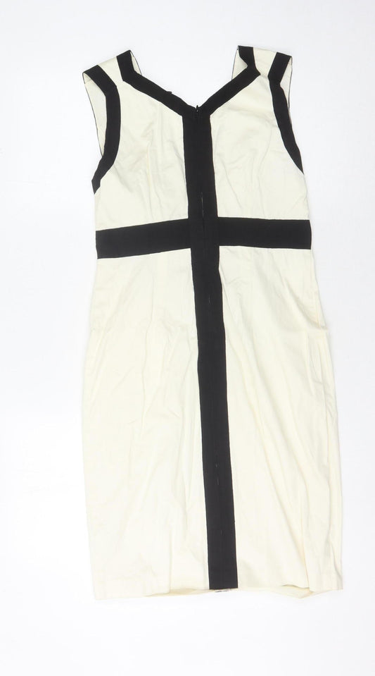 Ted Baker Women’s Black Ivory Sheath Dress Size 10
