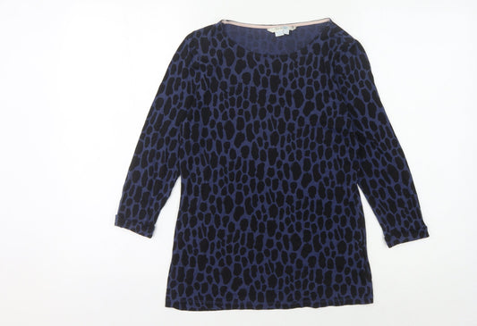 Womens UK Size 6 Boden Blue Lyocell Blend T-Shirt