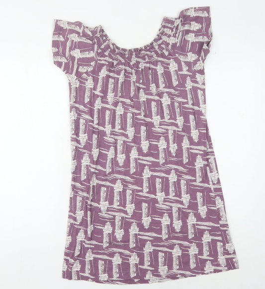 White Stuff Women's Purple Shift Dress UK 8 - Casual & Stylish