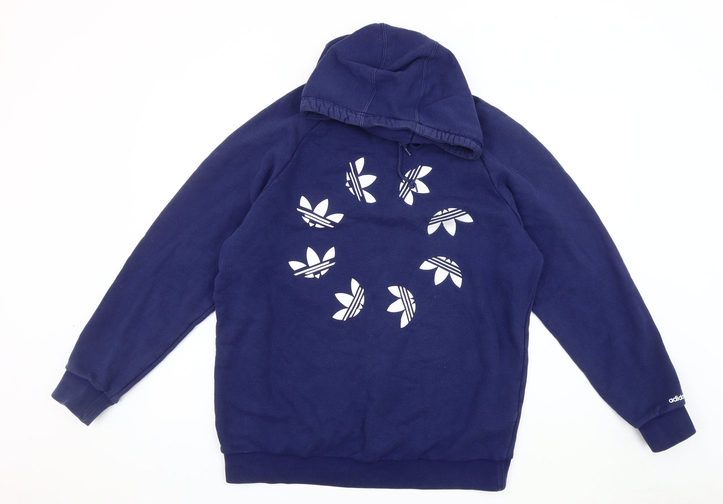 adidas Men's Blue Pullover Hoodie 2XL - Logo Graphic