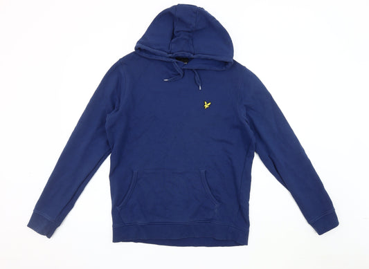 Lyle & Scott Men's Blue Pullover Hoodie Size S