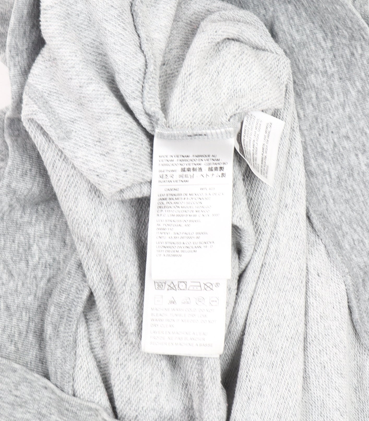 Levi's Men's Grey Pullover Hoodie Size L