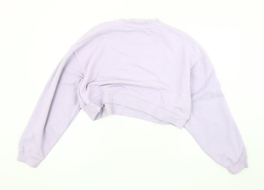 Jack Wills Women's Purple Crew Neck Pullover Sweatshirt