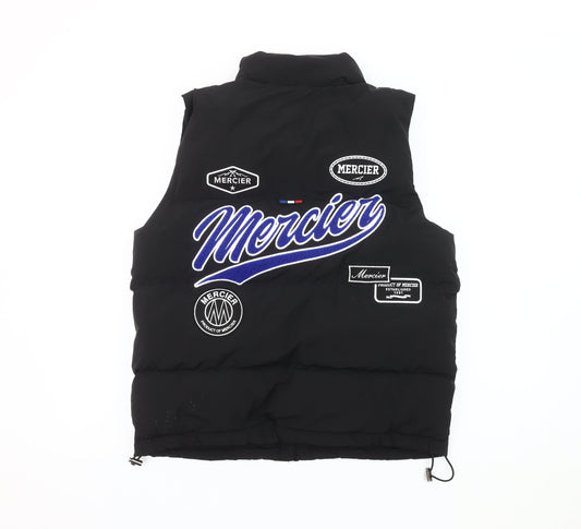 Mercier Men's XS Black Puffer Waistcoat - Winter Casual Style