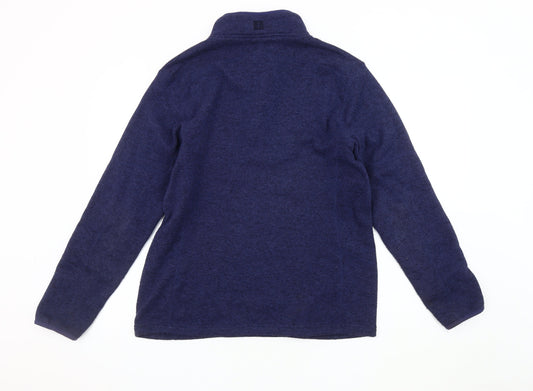 Mountain Warehouse Blue Henley Women's Sweatshirt Size 14