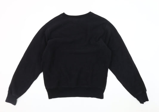 Champion Men's Black Pullover Sweatshirt - Size S
