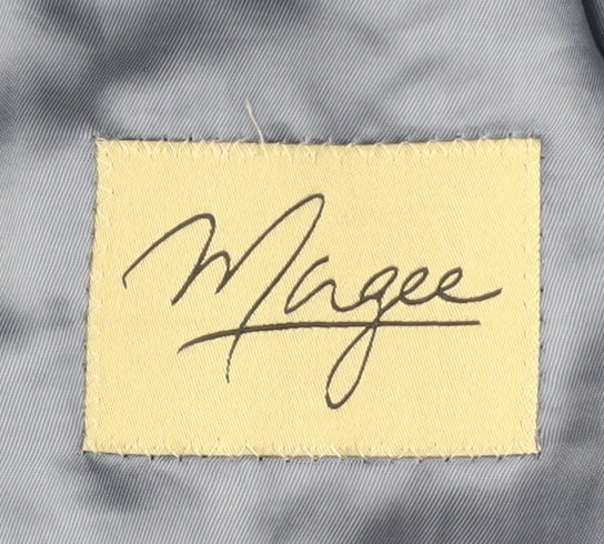 Magee Men's Blue Striped Suit Jacket Size 40R