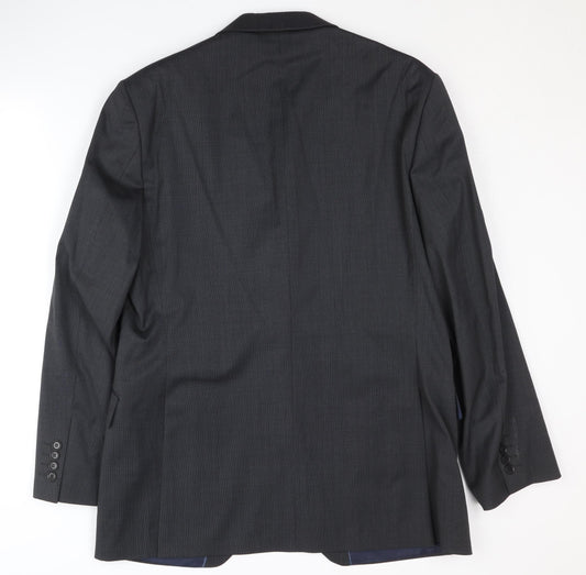 Austin Reed Men's Grey Suit Jacket 44R Business Formal