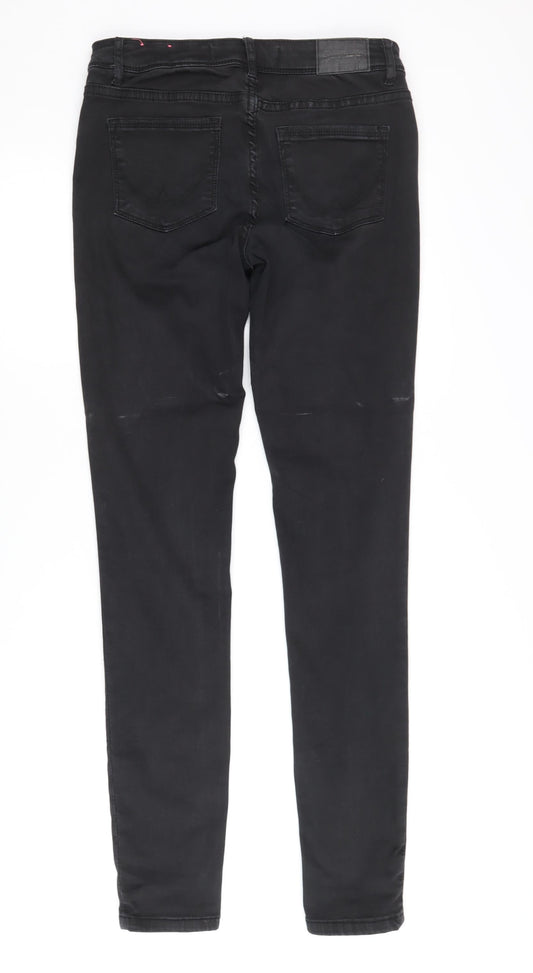 SuperDry Women's Black Alexia Jeggings - Size S, Slim Fit