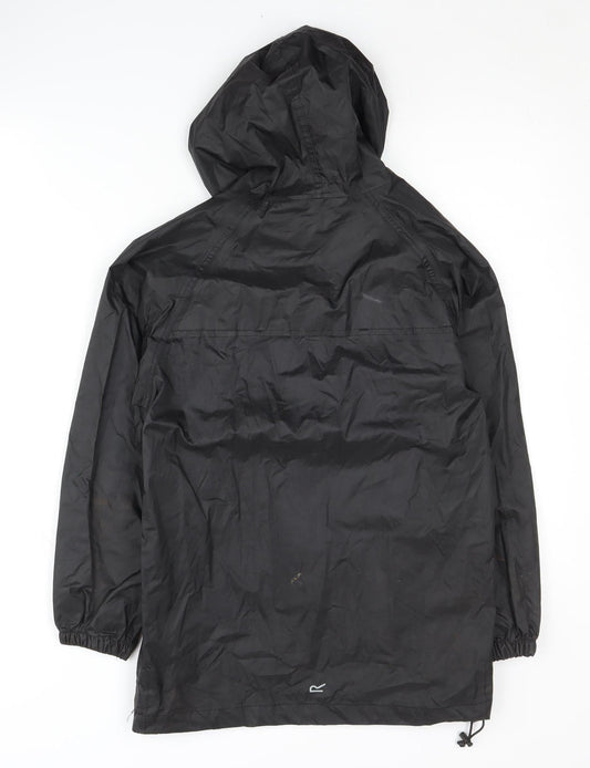 Regatta Boys Black Windbreaker Jacket 9-10 Years