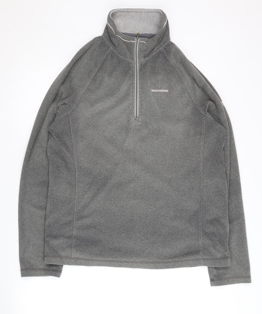 Craghoppers Men's Grey M 1/4 Zip Fleece Sweatshirt