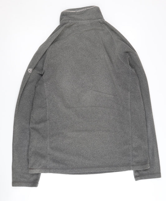 Craghoppers Men's Grey M 1/4 Zip Fleece Sweatshirt