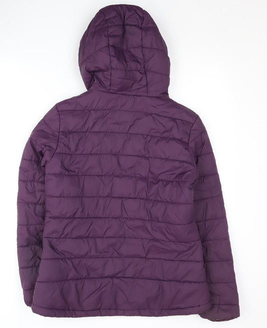 Peter Storm Women's Purple Puffer Jacket Size 10