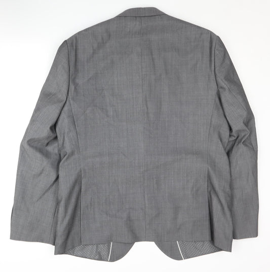 Jeff Banks Men's Grey Blazer, Size 46R, Formal Wear