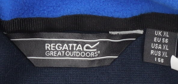Regatta Men's Blue Fleece Waistcoat XL Stand-Up Collar