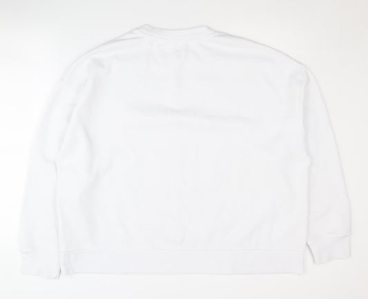 Disney Women's White Mickey Mouse XL Sweatshirt