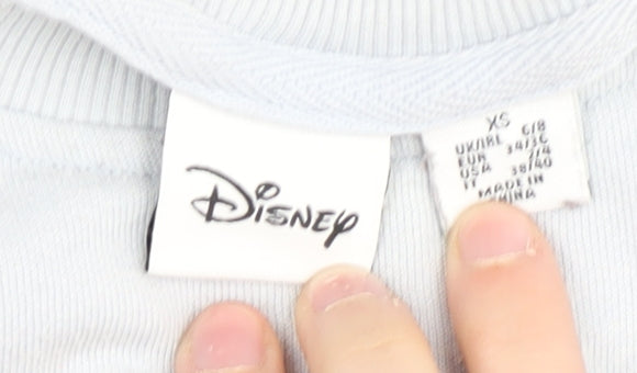 Disney Women’s Blue Stitch Sweatshirt XS Casual