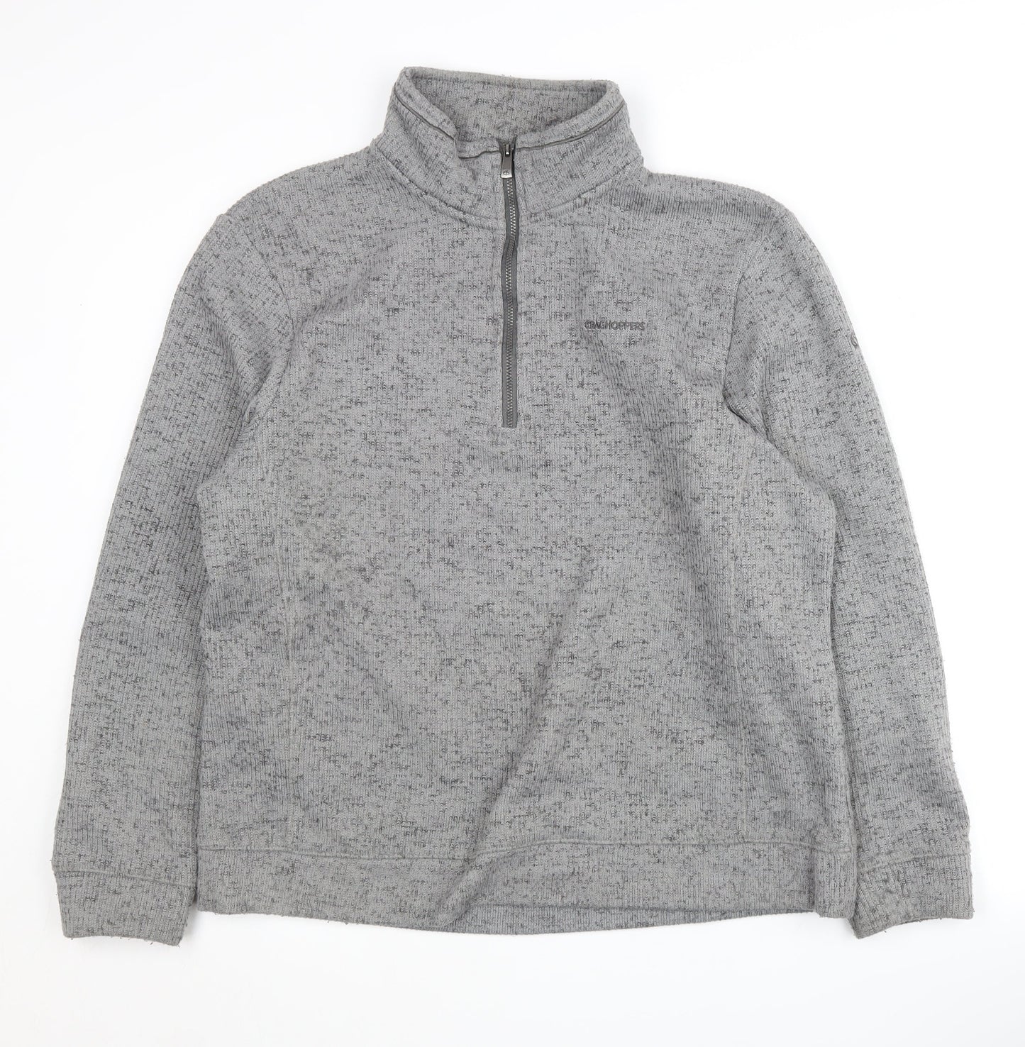 Craghoppers Men's Grey 1/4 Zip Sweatshirt L